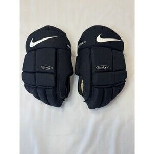 NIKE Hockey Gloves Senior Black Ignite 4 Ice Hockey Gloves Swoosh 11”